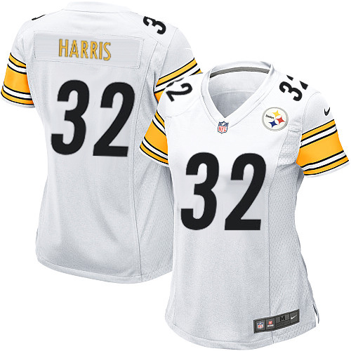 Women's Game Franco Harris Nike Jersey White Road - #32 NFL Pittsburgh Steelers